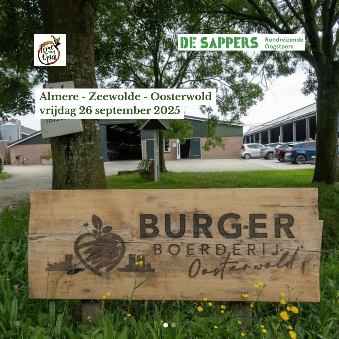 Persdag 'Almere - Zeewolde; Burgerboerderij Oosterwold' op vrijdag 26 september 2025