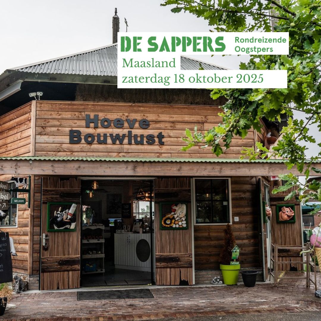 Persdag 'Maasland (Zuid-Holland): Hoeve Bouwlust' op zaterdag 18 oktober 2025