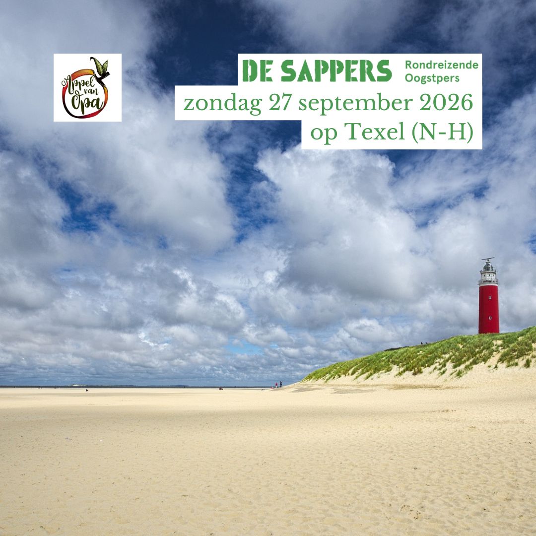 Persdag 'Oosterend op Texel' op zondag 27 september 2026